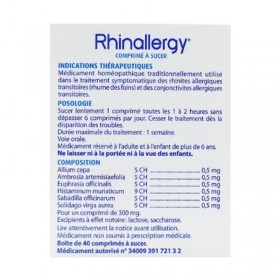 Rhinallergy - 30 comprimés - BOIRON