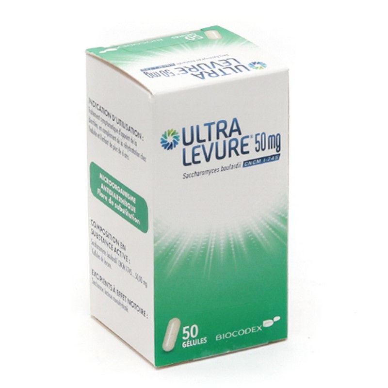 Ultra Levure 50mg Bte De 50 Gelules