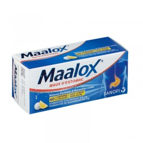 Maalox lemon sugar-free 60 chewable tablets -...