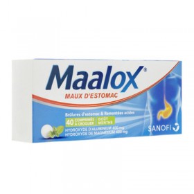 Maalox maux d'estomac comprimés à croquer - SANOFI