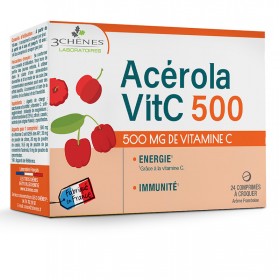 Acerola energy and immunity - vitamin C 500mg - LES 3 CHENES