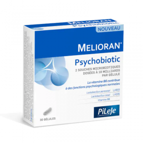 Melioran Psychobiotic : stress chronique et anxiété - 30 gélules - PIELEJE