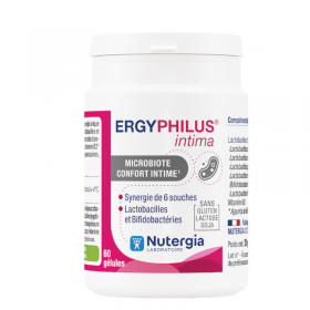 NUTERGIA Ergyphilus intima : probiotique confort intime - 60 capsules