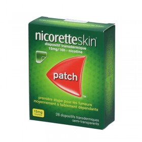 Nicoretteskin 15 mg /16h - 28 dispositifs...