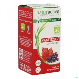 Organic red vine - 60 capsules - NATURACTIVE