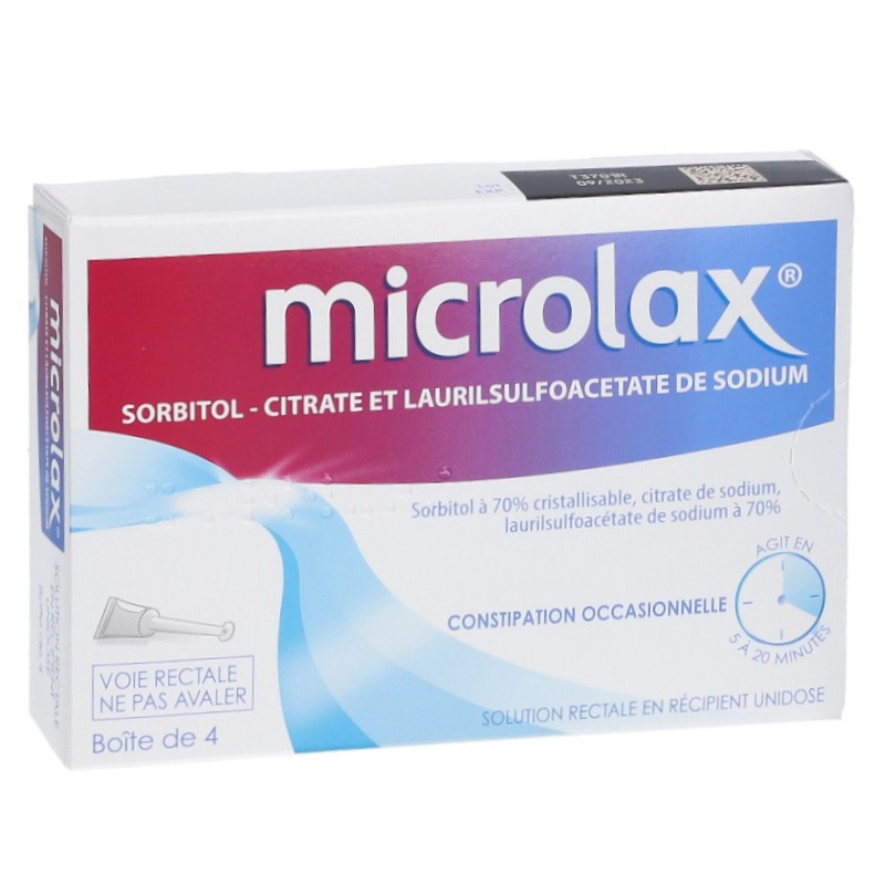 Microlax adulte constipation occasionnelle - 4 unidoses