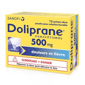 Doliprane 500mg sachets doses - SANOFI