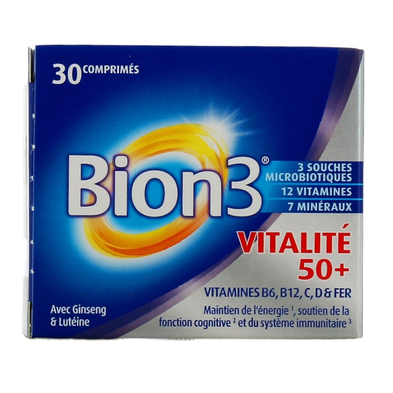 BION 3 SENIORS 60 comprimés 0.0 - Pharmacie de la Promenade