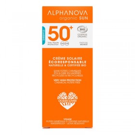 Eco-responsible sun cream spf 50 ALPHANOVA ORGANIC SUN