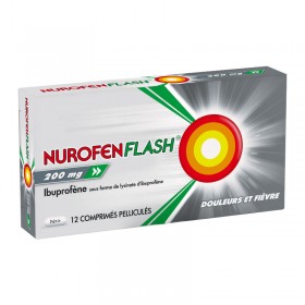 Nurofenflash 200mg ibuprofène comprimés - Douleur et fièvre