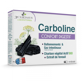 Carboline confort digestif - 30 gélules - LES 3...