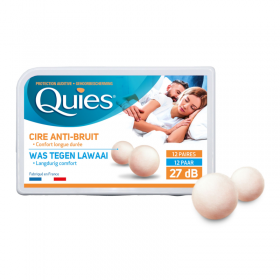 Quies wax earplugs I 8 pairs or 12 pairs