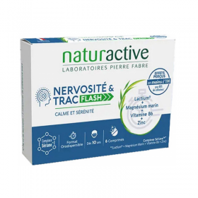 Nervosité & Trac Flash NATURACTIVE - 6 comprimés