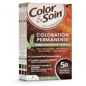 Permanent hair dye 5B chocolate brown...