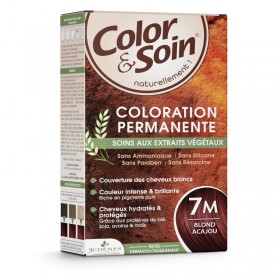 Permanent hair dye 7M mahogany blond Color&Soin...