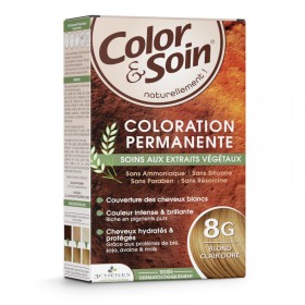 Permanent hair dye 8G light golden blond Color&Soin LES 3 CHENES