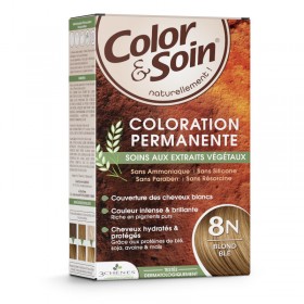 Permanent hair dye 8N flour blond Color&Soin...