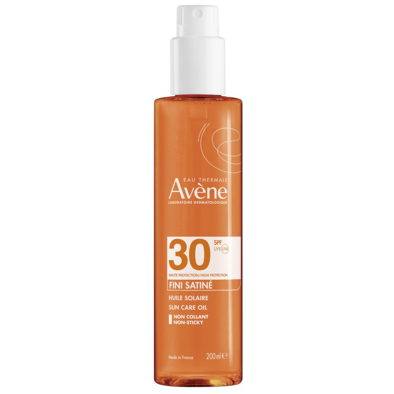 AVENE Huile solaire SPF 30 fini satiné spray de 200ml AVENE Huile solaire SPF 30 fini satiné spray de 200ml