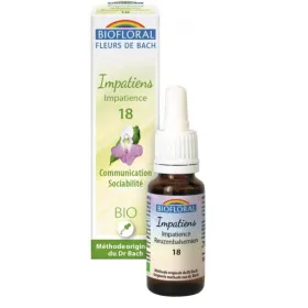 Fleur de Bach BIO Impatiens (Impatience) Flacon 20 ml BIOFLORAL