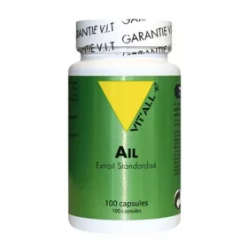 Ail 500mg Extrait standardisé 100 capsules VIT'ALL+