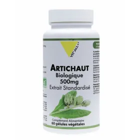 Artichaut 500 mg Bio 60 gélules VIT'ALL+