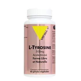 L-Tyrosine 500 mg 60 gélules VIT'ALL+