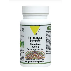 Triphala Bio 300mg Extrait Standardisé 60 gélules VITALL+