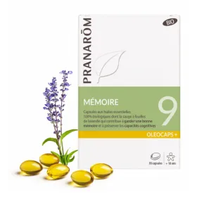 Oleocaps + 9 BIO Memoire 30 capsules PRANAROM