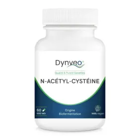 N-Acétyl-Cystéine pure 600mg 60 gélules DYNVEO