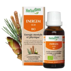 Energem BIO Flacon 30 ml Complexe Energie mentale et physique GC28 HERBALGEM