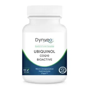 Coenzyme Q10 Ubiquinol 100 mg Activée et hydrosoluble 60 gélules DYNVEO