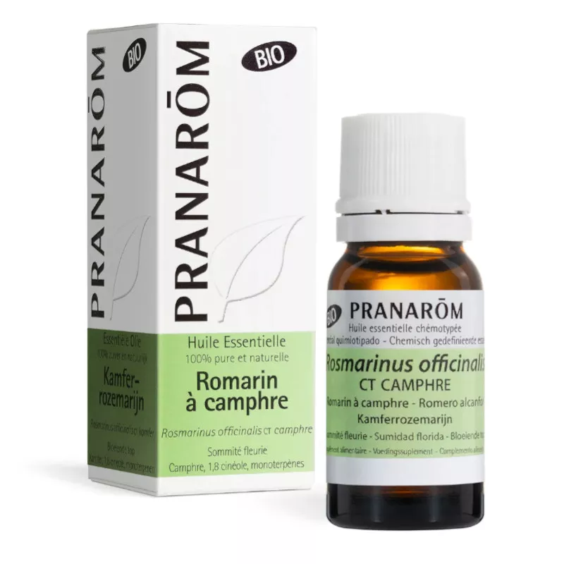 Huile essentielle Romarin à camphre BIO 10 ml | PRANAROM Huile essentielle Romarin à camphre BIO 10 ml | PRANAROM