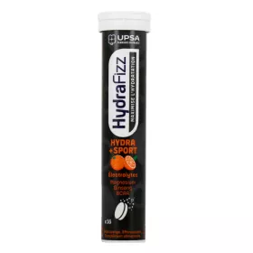 HydraFizz : HYRA + SPORT goût orange - 16 comprimés effervescents