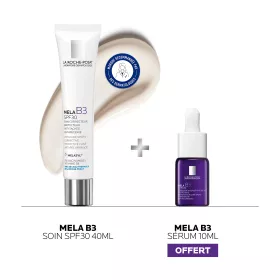 La Roche Posay Protocole anti-tâche soin correcteur MelaB3 SPF 30 + sérum Mela B3 10ml offert