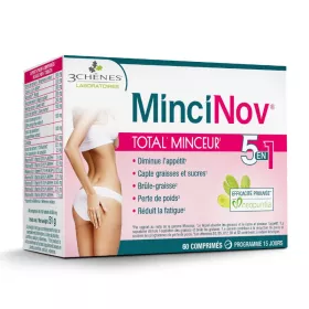 Mincinov total minceur 5 en 1 LES 3 CHÊNES 60 comprimés